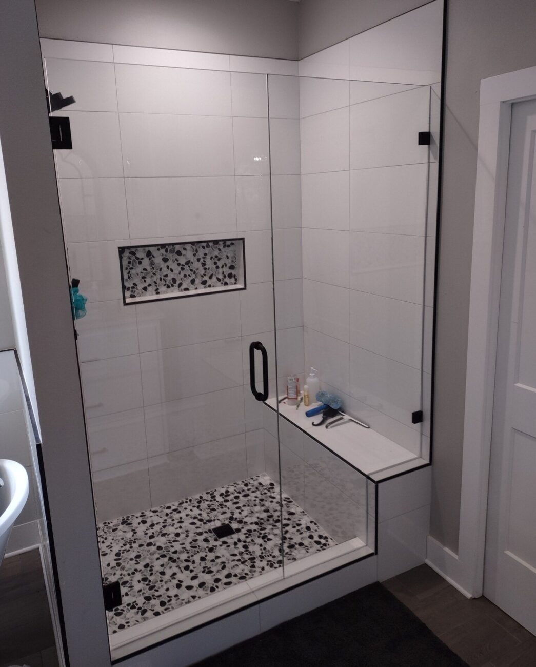 affordable residential glass shower install